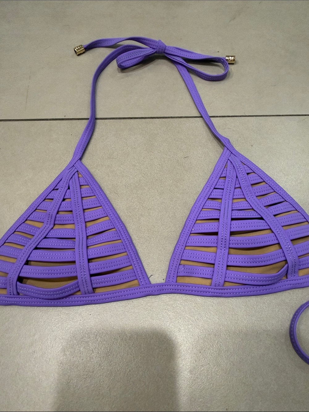 Beach Bunny Hard Summer Purple Bikini - Picture 3 of 6
